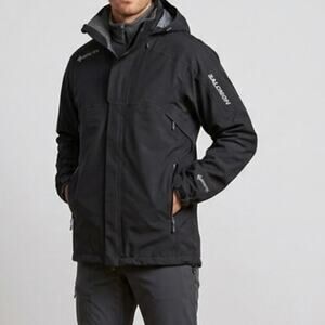 Salomon Men's Vintage Goretex Softshell Hooded Ski Jacket Colour Black Size M